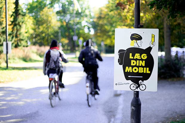 Ny kampagne skal minde cyklister om at være opmærksomme